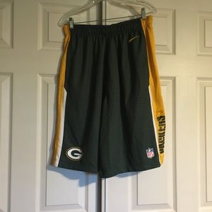 Green Bay Nike Dri-fit Shorts